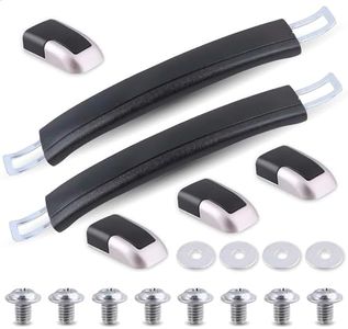 Luggage Handle Pull 2PCS 225mm Install Distance Black Rubber Luggage Case Handle Grip for Suitcase Box Luggage Case