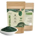 Spirulina Powder, Natural Superfood Enhance Skin Health, | Rich in Protein, Vitamins & Minerals | Boost Energy & Immunity and Support a Vegetarian Diet for Men & Women (100g, Pack of 1)