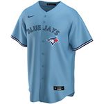 Men's Toronto Blue Jays Light Blue Alternate 2020 Replica Team Jersey - Blank (Small)