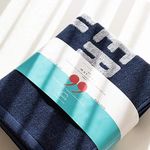 Luzia Workout Towels with Motivational Quotes for Sweat (Pack of 4) - mot-to Lightweight and Super Absorbent for Exercise, Sports, Workout, Fitness, Gym, Yoga, Running and Travel (Blue)