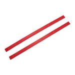 2Pcs Skateboard Rails Edge Protector Wear-resistant Flexible Ribs Bones Board Rails with Mount Screws(red) Cycling