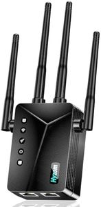 WiFi Extender Signal Booster for Home, Covers Up to 18,000 Sq Ft, Long Range Wireless Internet Repeater with Ethernet Port, Eliminates Dead Zones, Reduces Buffering, Supports 65+ Devices, 1-Tap Setup