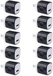 Wall Adapter 10 Pack,UorMe 1A 5V Si
