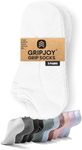 Grip Socks for Women - Pilates Socks with Grips for Women - Non Slip Socks Womens - Grippy Socks for Women - 3 Pairs