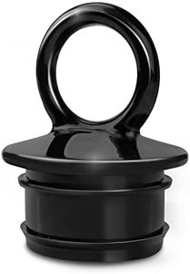 Adabuing PVC Push-in Drain Plug Replacement for T-H-Mar-ine 1-1/2” Thru-Hull Drains, Black, 1Pack