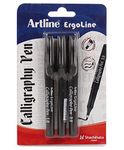 Artline Ergoline Calligraphy Pen Set - Pack of 3 (Black)