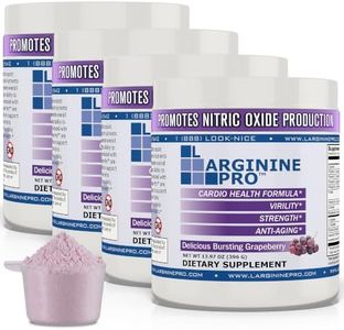 L-ARGININE PRO | 5,500mg L-Arginine Plus L-Citrulline 1,100mg Grape Powder Drink Mix Supplement for Increased Nitric Oxide Production