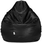 Amazon Brand - Solimo XXXL Bean Bag Cover Without Beans (Black)