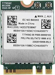 Tarjeta WiFi, tarjeta de red inalámbrica NGFF M2 de doble banda de 433 Mpbs 802.11AC para Lenovo.