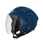 Studds Ray Super Open Face Helmet Petrol Blue L, Cycling, Large