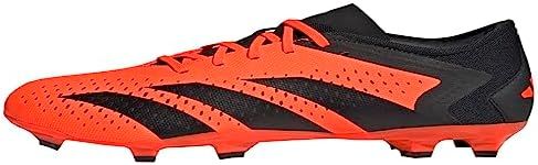 adidas Unisex Accuracy.3 Low Firm Ground Soccer Shoe, Team Solar Orange/Black/Black, 6 Women/5 Men