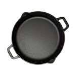 Meyer - Pre-Seasoned Cast Iron Frying Pan with Side Handles, Induction Cooktop Compatible (24cm/9.4in)