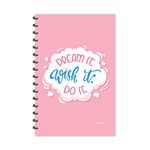 ESCAPER Motivational Quotes Notebook | Ruled-A5 Notebook |Diary for Office | Diary for Gift | Diary for Men | Diary for Women