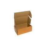 10x6x4 Inch (254 * 152 * 102mm) Strong Brown Die Cut Boxes Cartons Postal Packing Tuck-in-Flaps Self Sealing Mailing Shipping cardboard Wrap Kraft Packing Small Parcel Mailing (1)