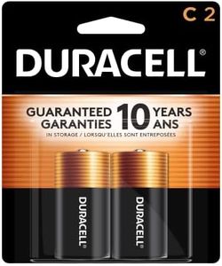 Duracell C Copper Top Alkaline Batteries (Pack of 2)