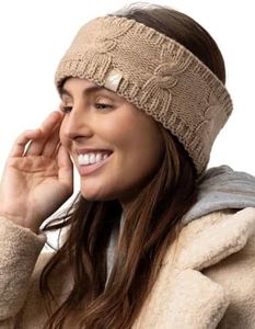 HEAT HOLDERS Women's Winter Warm Thermal Alta Headband One Size Beige