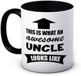 This is What an Awesome Uncle Looks Like - Fun Ceramic Coffee Mug