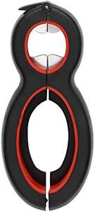 Ainkou Jar Opener 6 in 1 Multi Function Bottle Opener Manual Opener Get Lids Off Easily Portable Lid Twist Off Non-Slip for Weak Hands Seniors with Arthritis and Anyone with Low Strength