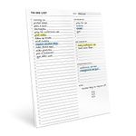 To Do List Notepad: With Multiple Functional Sections - Large Size 8.5x11" 52 Sheets - Tear Off Daily Planner Notebook - Task CheckList Organizer Agenda Pad for Work - Note, Plans, Goals, Grocery, and