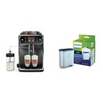 Philips Saeco Xelsis Super Automatic Espresso Machine (SM7684/04) + AquaClean Original Calc and Water Filter (CA6903/10)