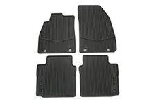 GM Accessories 22757756 Front and Rear All-Weather Floor Mats in Black with Deep Rib and XTS Logo