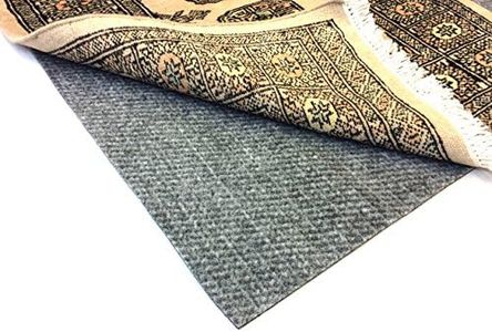 Rugstore-Outlet High Performance Premium All Surface Guaranteed Anti Slip Rug Gripper Underlay Dual use on Carpet and All Hard Floors (60x140cm for Rug (80x150cm)), Black