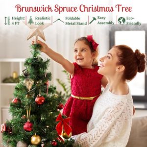 EVRE Brunswick 8ft Artificial Christmas Tree – Lifelike Holiday Decor