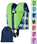 Limmys Premium Kids Swim Vest - Toddler Swim Jacket, and Buoyancy Swimming Aid - Modern Design Swimming Vest for Boys, Girls and Babies - Drawstring Bag Included