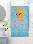 Athom Living Disney Elsa 350 GSM 100% Cotton Kids Bath Towel 60x120 cm