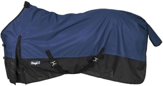 Tough 1 600 Denier Waterproof Horse Sheet, Navy Blue, 75-Inch