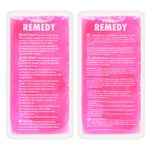 2 Pack Ice Packs for Injuries, Reusable Gel Ice Packs for Hot & Cold Compress, Soothing Ice Pack for Back, Hot Water Bottles Alternative, Neck Ice Pack/Shoulder Ice Pack for Relief (Pink, Large)