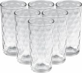 Sterling Ventures Bibita Brightness Drinking Glass Tumblers Hot or Cold Drinks Glasses 250ml 6PK