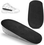 1 Pair 2cm Gel Height Increase Insole,Heel Insoles Invisible Shoe Lifts Inserts,Soft Comfort Height Lift Shoes Inserts,Increased Heel Shoe Lifts,Height Increase Insoles for Men Women (2cm)