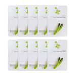 EUNYUL [Pack of 10] Daily Care Facial Sheet Mask Pack Cucumber x 10ea Korean Skincare Hydrating & Nourishing & Natural Ingredients for All Skin Types