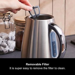 Morphy Richards Stainless Steel Kettle, 1.7L