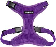 Voyager Step-in Lock Pet Harness - All Weather Mesh, Adjustable Step in Harness for Cats and Dogs by Best Pet Supplies - Purple, M