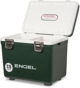 Engel UC7 7.5qt Leak-Proof, Air Tight, Drybox Cooler and Small Hard Shell Lunchbox for Men and Women in British Racing Green