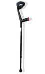 iwalk; Changing Lives Ws-101 Black Color Elbow Crutch For Walking/Patients/Fractured Leg/Injured People With Adjustable Height For Men And Women Black