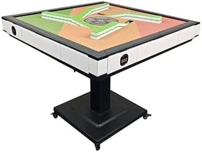 American Automatic Mahjong Table, High-end Custom Fashion Tabletop for Mahjong Tables ,USB Charging Port, Noiseless Mat, Ultra Slim Design(Mother’s Day Present)