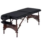 Master Massage Argo Portable Massage Lash Beauty Salon Spa Table Tatto Bed Physical Therapy Couch, Black, 70cm