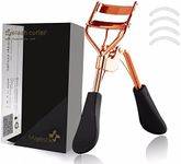 Eyelash Curler With 4 Refill Pads Rose Gold Designed for No Pinching or Pulling Just Dramatically Curled Eyelashes & Lash Line In Seconds By Majestik+