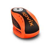 KOVIX (KNX10) Disc Lock with Alarm (Orange)