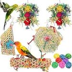 Bird Toys,13Pcs Bird Chewing Toys,P