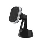 Scosche MP2ROWD MagicMount Pro2 Magnetic Car Dashboard/Windshield Suction Mount, Hands-Free Cell Phone Holder Compatible with MagSafe, iPhone 15/14/13/12 Series and More w/Included MagicRing Adapter