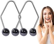 Dimple Trainer | Dimple Makers | Face Muscle Trainer | Stainless Steel Rustproof Smile Exercisers | Women Men Smile Correctors | Facial Beauty Training Tool For Working, Reading (Black)