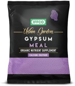 IFFCO Urban Gardens - Gypsum Meal - 900gm - Organic Calcium Sulphate Fertilizer & Soil Conditioner for Lawns, Plants and Home Garden - Plant Nutrient Supplement in Slow Release Powder
