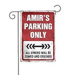 Yard Flag Amir'S Parking Only Garde