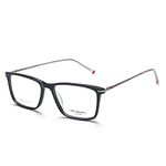 grey jack Rectangle Spectacle Frame,Full Frame with Spring Legs Eyewear for Men Women 72034 Black/Gun