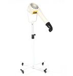 Pedigroom dog grooming mobile portable pet fur dryer with stand blaster white