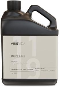 VINEVIDA [128oz] Vanilla Pumpkin Marshmallow Fragrance Oil - Fall Fragrance Oil for Candle Making - Fall Scents for Candle Making - Fall Essential Oils - Fall Candle Scents for Candle Making